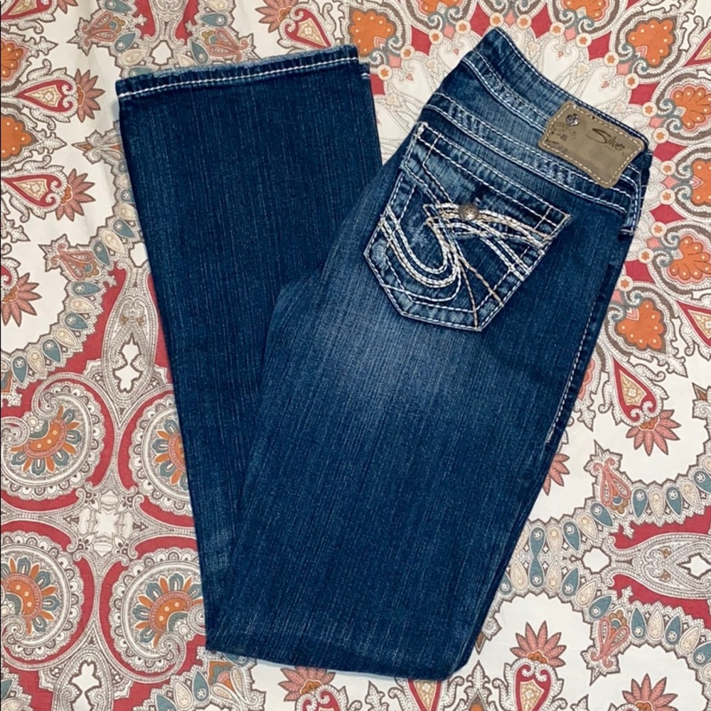 Silver jeans